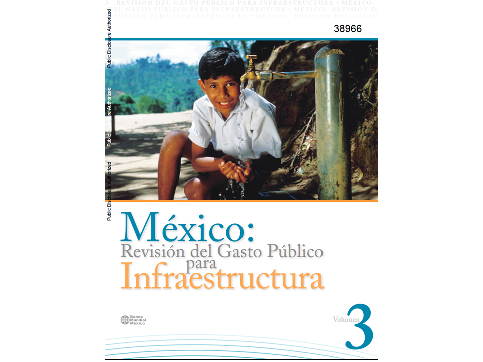 Portada de México: Revisión del gasto público para infraestructura