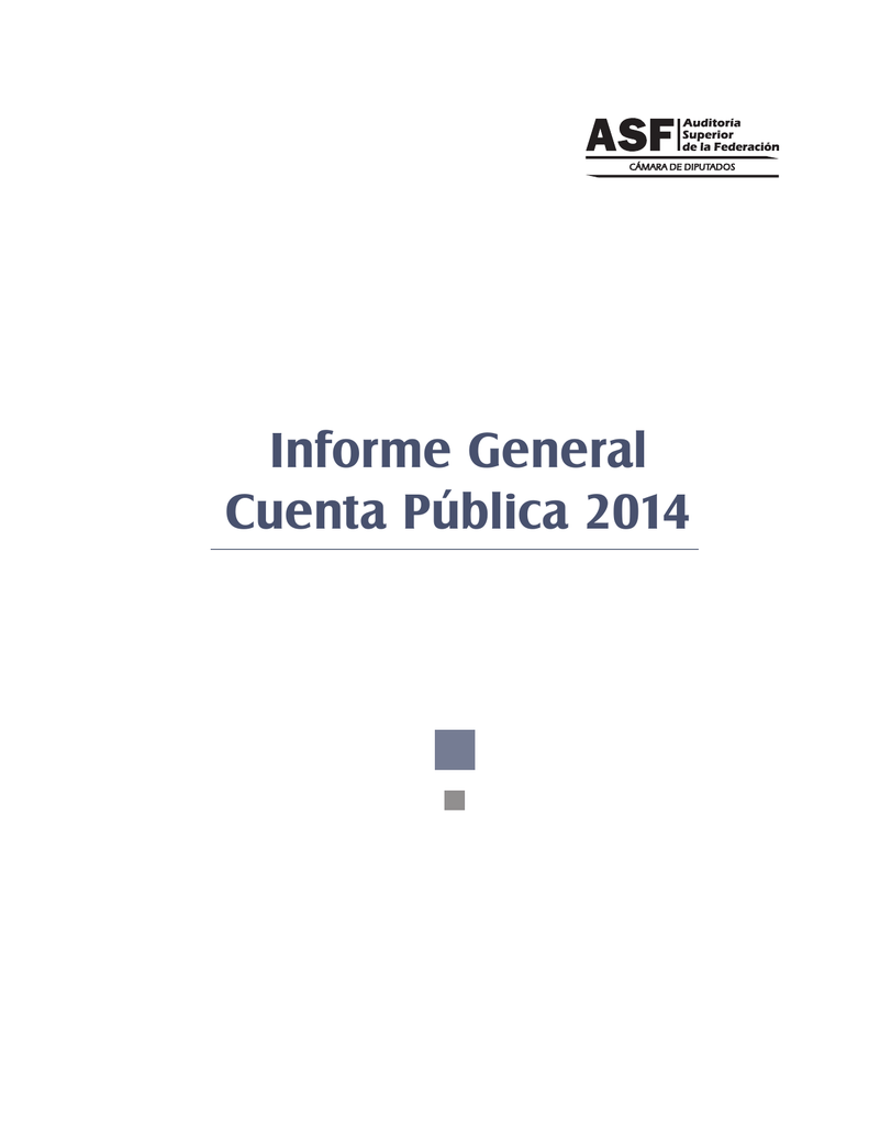 Portada de Informe general 