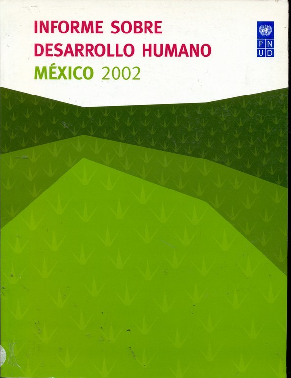 Portada de Informe sobre desarrollo humano  México 2002