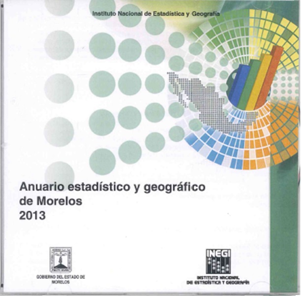 Portada de Anuario estadístico y geográfico de Morelos 2013 