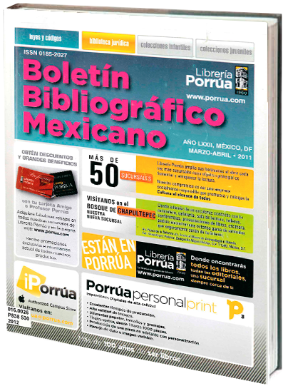 Portada de Boletín bibliográfico mexicano