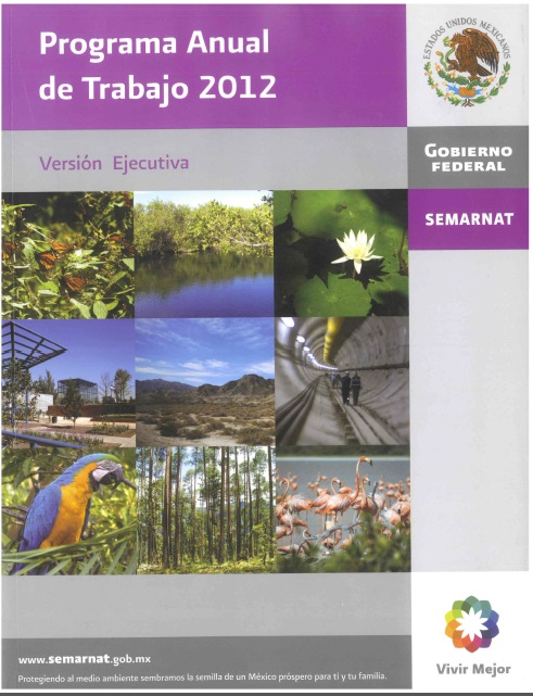 Portada de Programa anual de trabajo 2012