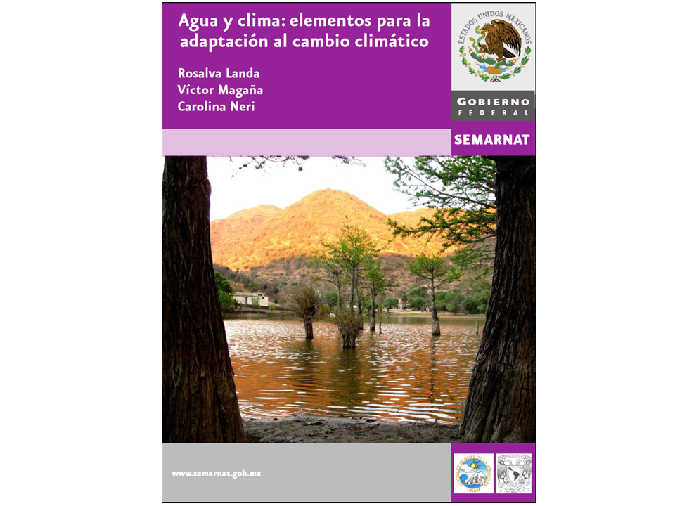 Portada de Agua y clima: elementos para la adaptación al cambio climático