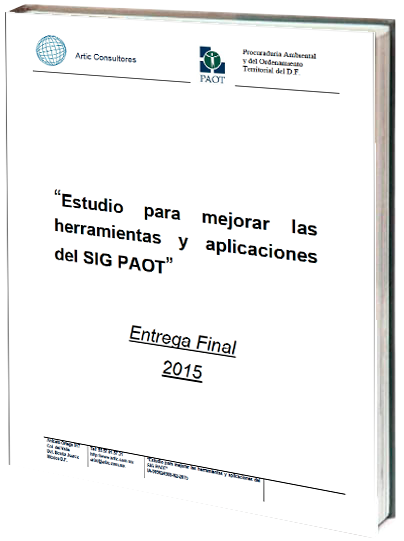 Portada de Estudio para mejorar las herramientas y aplicaciones del SIG-PAOT