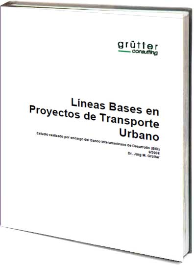 Portada de Líneas bases en proyectos de transporte urbano