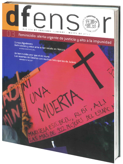 Portada de Dfensor. Revista de derechos humanos