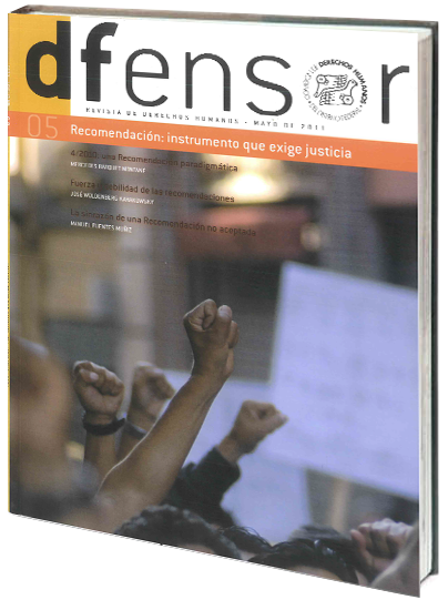 Portada de Dfensor. Revista de derechos humanos