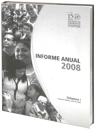 Portada de Informe Anual 2008 Vol. I