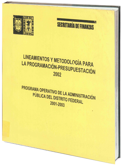 Portada de Lineamientos y metodología para la programación-presupuestación 2002