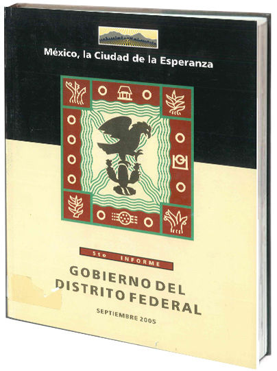 Portada de 5to Informe de Gobierno del Distrito Federal