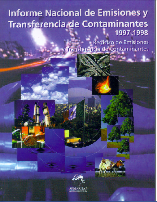 Portada de Informe nacional de emisiones y transferencia de contaminantes 1997-1998