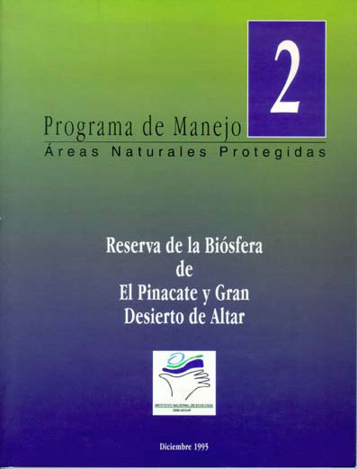 Portada de Reserva de la biósfera de el pinacate y gran desierto de altar 