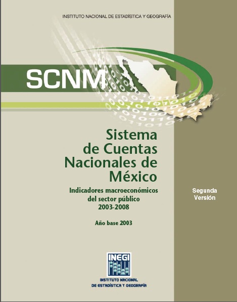 Portada de Sistema de cuentas nacionales de México