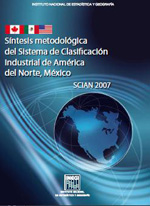 Portada de Síntesis metodológica del sistema de clasificación industrial de América del Norte, México