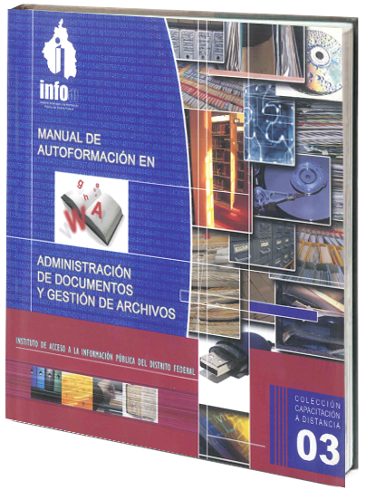 Portada de Manual de autoformación en Administración de Documentos y Gestión de Archivos