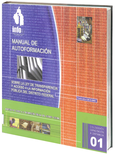 Portada de Manual de autoformación sobre la ley de transparencia y acceso a la información pública del Distrito Federal