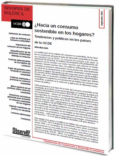 Portada de ¿Hacia un consumo sostenible en los hogares?