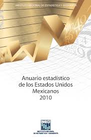 Portada de Anuario estadístico de México 2010