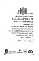 Portada de ¿Hacia un nuevo paradigma de la planeación de los asentamientos humanos?