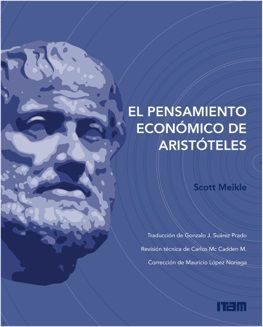 Portada de El pensamiento económico de Aristóteles 