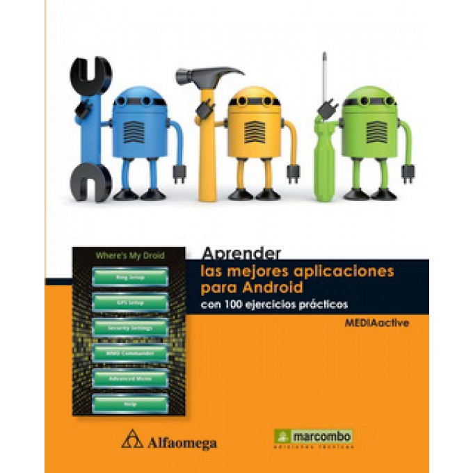 Portada de Aprender las mejores aplicaciones para android con 100 ejercicios prácticos 