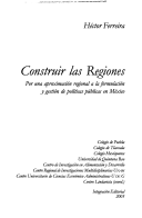 Portada de Construir las regiones 