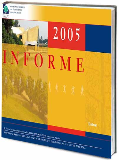 Portada de Informe de Gestión de la PAOT 2005