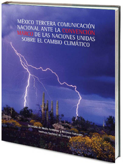 Portada de México tercera comunicación nacional sobre cambio climático