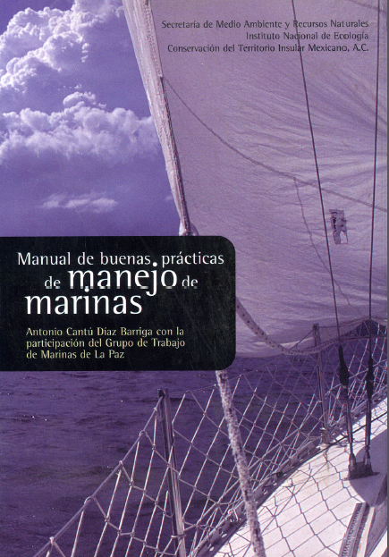 Portada de Manual de buenas prácticas de manejo de marinas