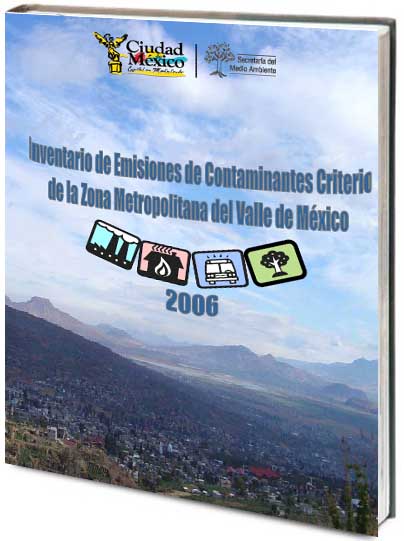 Portada de Inventario de emisiones de contaminantes criterio de la zona metropolitana del valle de México