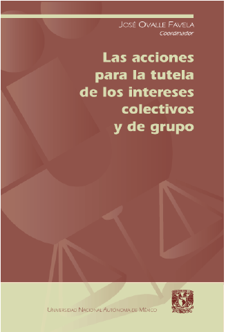 Portada de Las acciones para la tutela de los intereses colectivos y de grupo