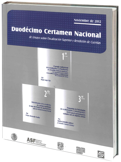 Portada de Duodécimo certamen nacional de ensayo sobre fiscalización superior y rendición de cuentas