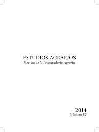 Portada de Estudios agrarios 