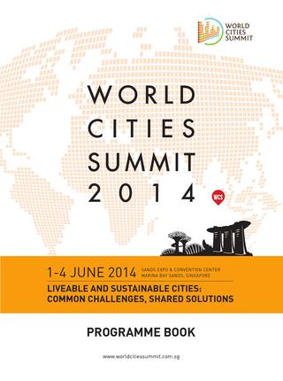 Portada de World cities summit 2014